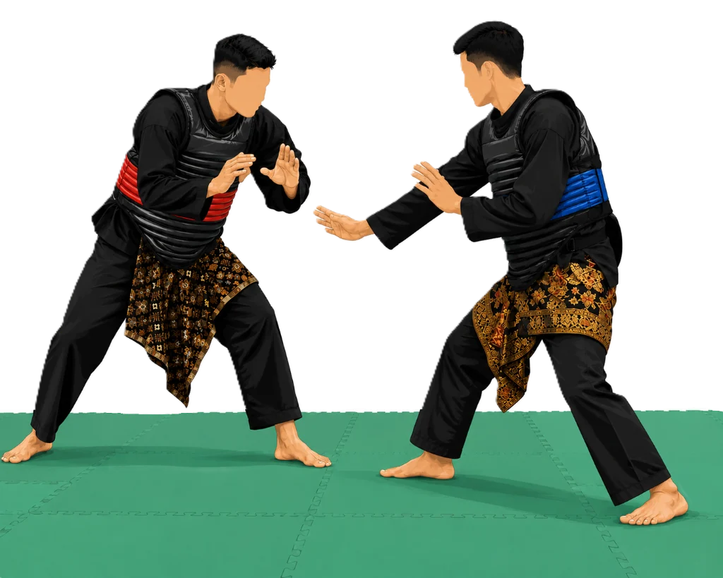 Pencak Silat illustration